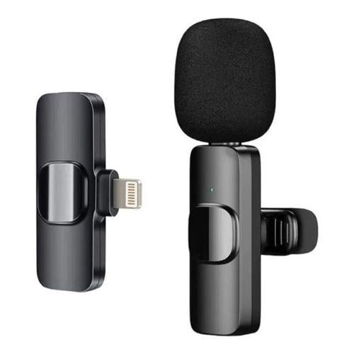 Микрофон беспроводной петличный K8 IP Lightning Black (17612)