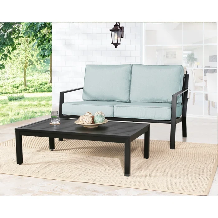 Комплект уличной мягкой мебели в стиле Loft с металлическим каркасом (KS-1370)