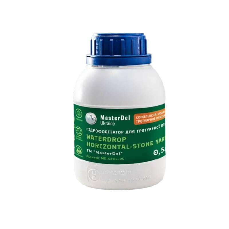 Гидрофобизатор для тротуарной плитки и садовых дорожек MasterDel WaterDrop Horizontal-Stone Yard 1:3 0,5 л