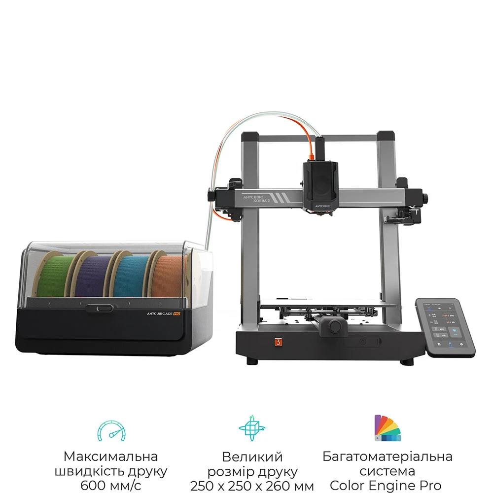 3D-принтер Anycubic Kobra 3 Combo (29435997) - фото 7