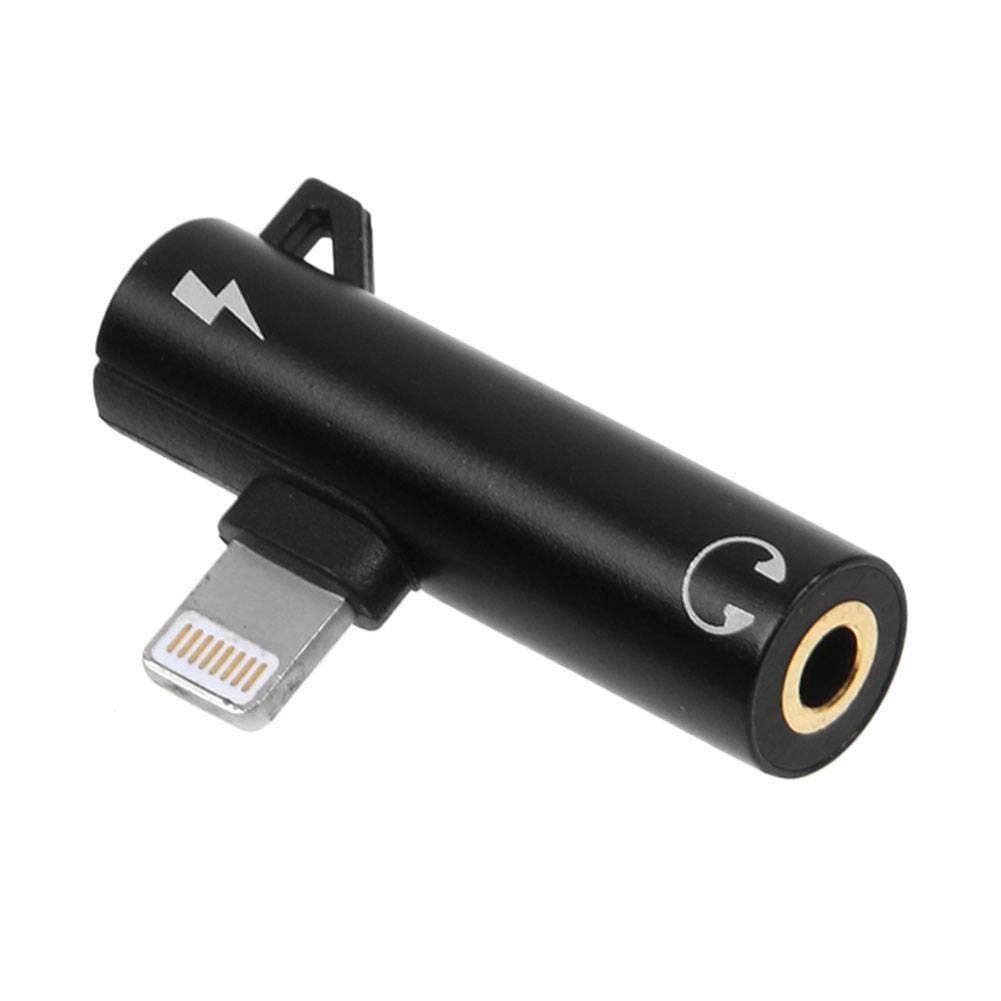 Переходник разветвитель 2в1 Lightning и 3,5 мм Audio (958705138)