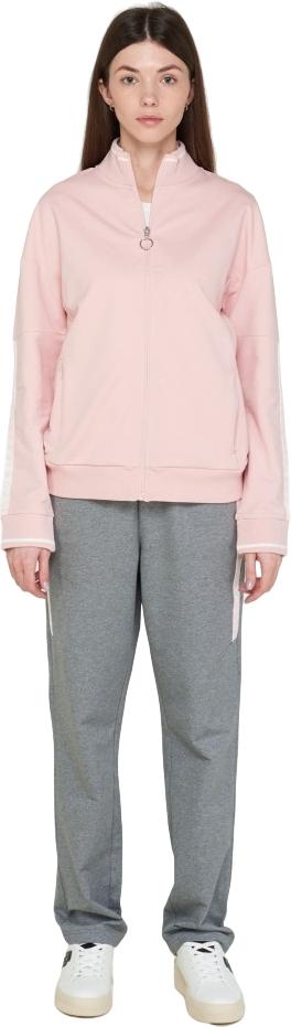 Спортивный костюм женский Lotto SUIT RIVIERA W IV RIB STC 215720/7I7 XL Розовый/Серый