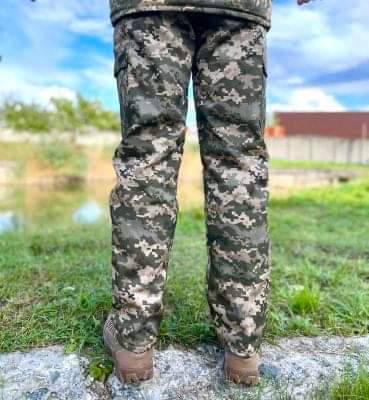 Штаны для военных/рыбаков/охотников зимние флис р. 56 Пиксель - фото 2 Штаны для военных/рыбаков/охотников зимние флис р. 56 Пиксель - фото 2