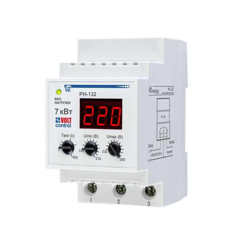 Реле напряжения Новатек Электро РН-132 VOLT CONTROL 32А - фото 1 Реле напряжения Новатек Электро РН-132 VOLT CONTROL 32А - фото 1