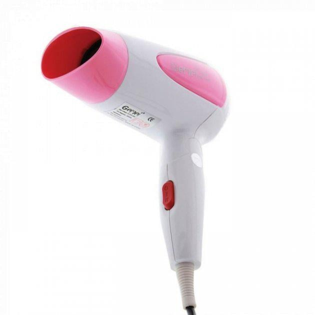 Фен дорожный Gemei Gm-1756 1200 Вт со складной ручкой Белый (GR-05271) - фото 3 Фен дорожный Gemei Gm-1756 1200 Вт со складной ручкой Белый (GR-05271) - фото 3