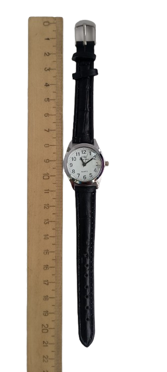 Годинник жіночий OW на ремінці d-28 мм Silver/White/Black (3753) - фото 3