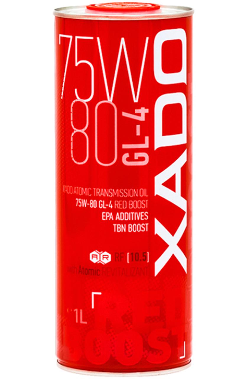 Трансмісійна олива XADO Atomic Oil 75W-80 GL-4 RED BOOST (XA 20131)