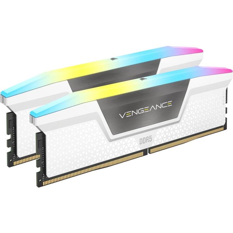 Оперативна пам'ять для ПК Corsair 32 GB 2x16 GB DDR5 6000 MHz Vengeance RGB White (CMH32GX5M2B6000C30W) Оперативна пам'ять для ПК Corsair 32 GB 2x16 GB DDR5 6000 MHz Vengeance RGB White (CMH32GX5M2B6000C30W)