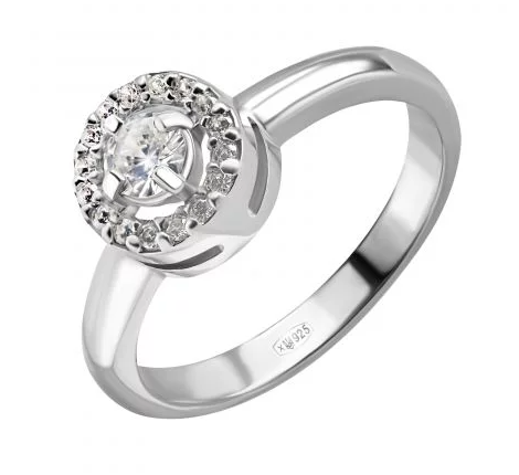 Кольцо серебряное Umax 10475 р. 17 мм (22520348)