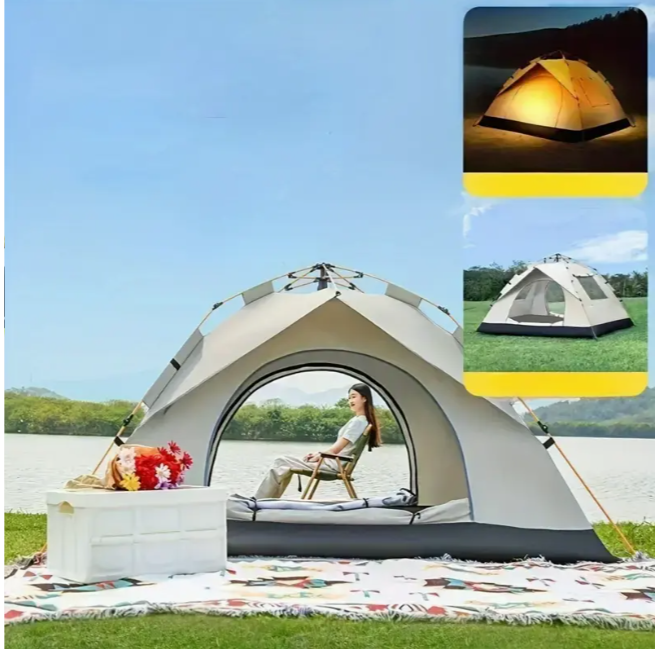 Палатка для кемпинга с автоматическим разложением за 30 секунд (1405) - фото 5 Палатка для кемпинга с автоматическим разложением за 30 секунд (1405) - фото 5