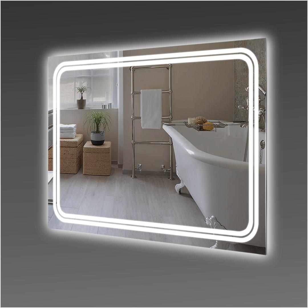 Зеркало ML-46 ЭКО Экватор с LED подсветкой 80x90 см (11739521)