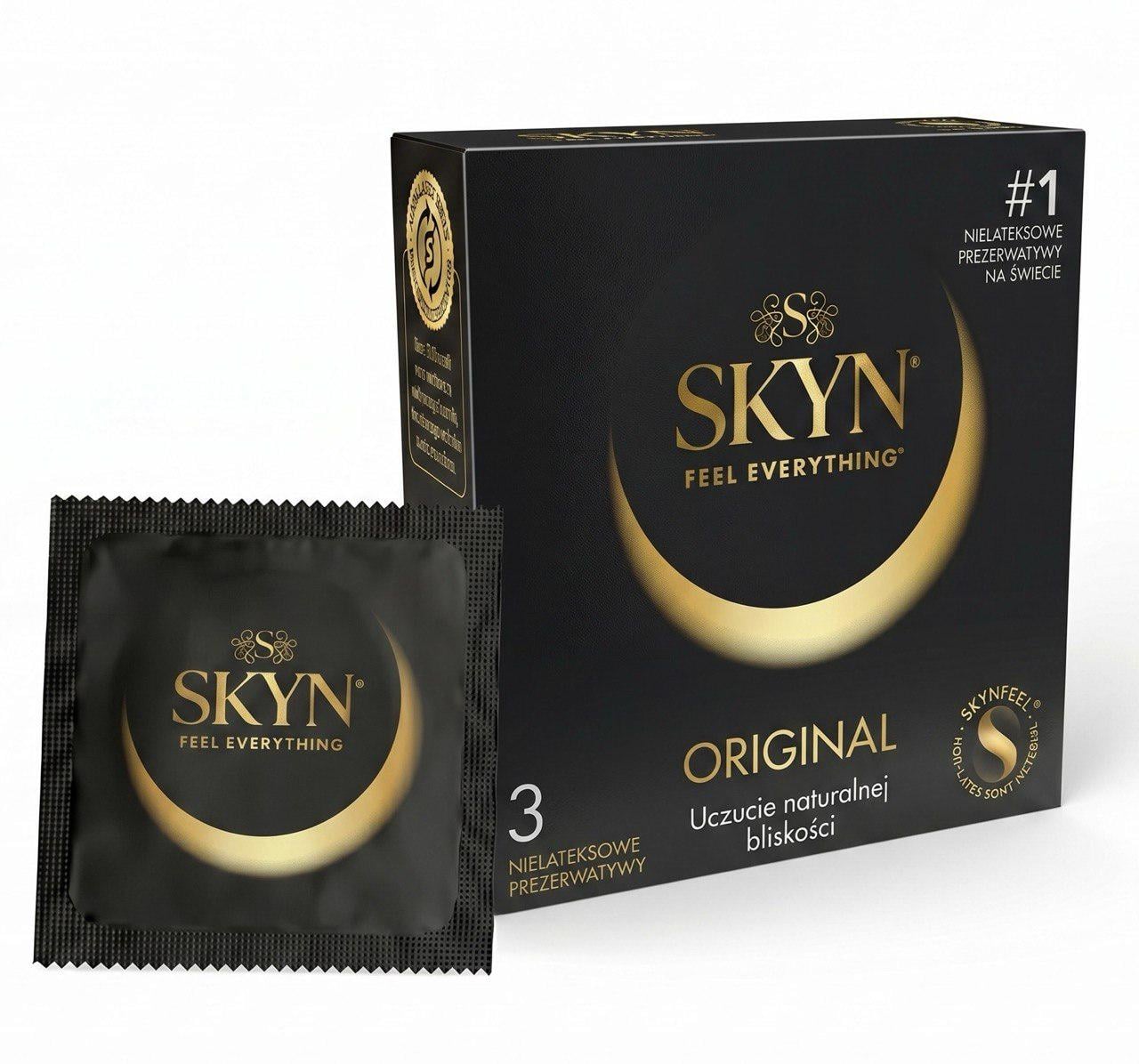 Презервативи SKYN Original безлатексні класичні 3 шт.