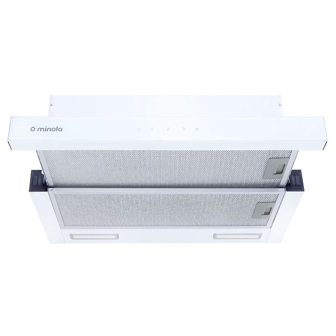 Вытяжка MINOLA HTLS 6735 WH 1100 LED Белый (5902767904346)