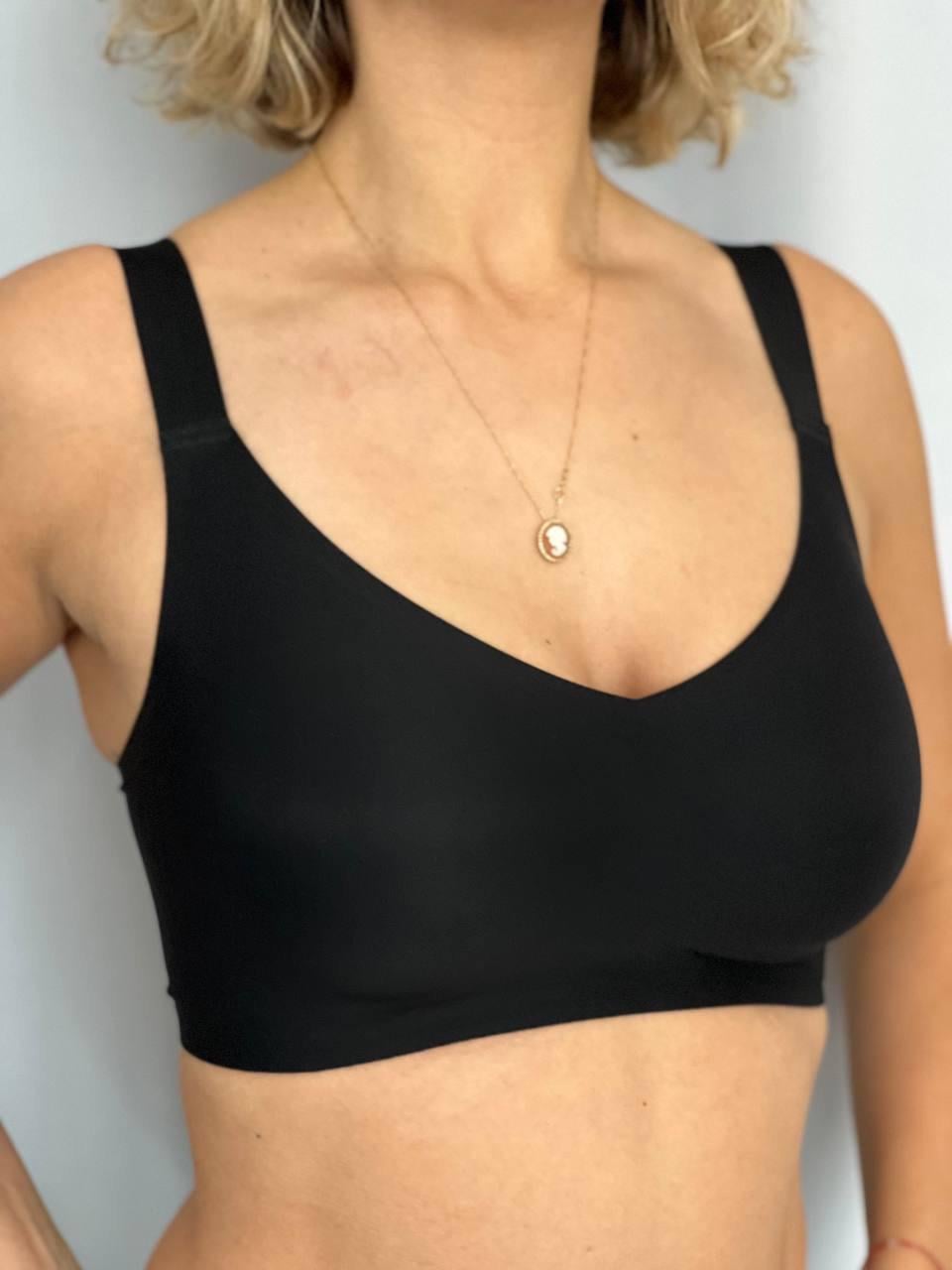 Бюстгальтер-топ женский бесшовный Lora Iris 8008k XL Черный (12400426)