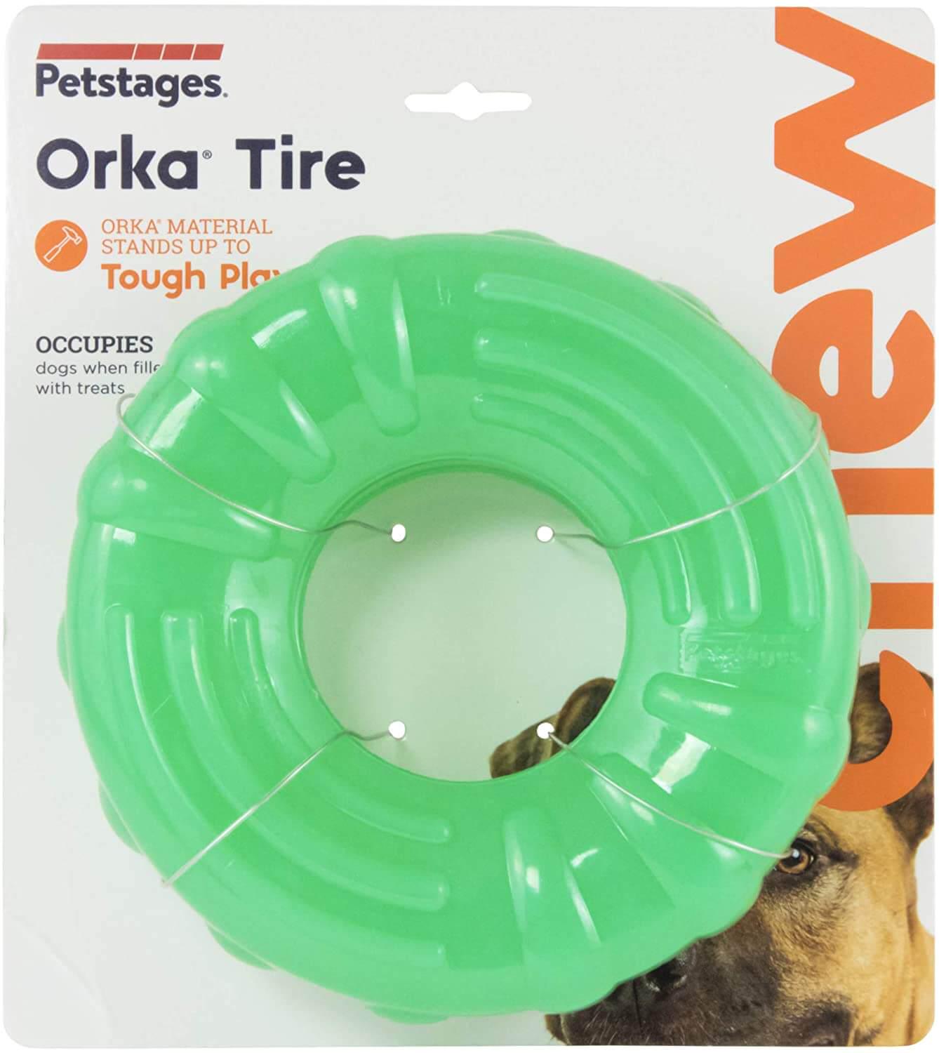 Игрушка для собак Petstages Orka Tire Pet Колесо (pt67721) - фото 4