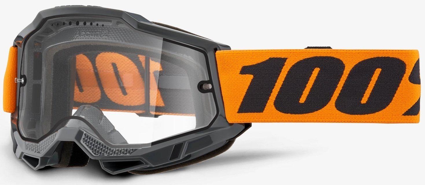 Мотоокуляри 100% ACCURI 2 ENDURO MTB Goggle Orange - Clear Lens/Dual (34619)