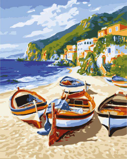 Картина по номерам Идейка Тихая гавань 40х50 см (KHO2721)