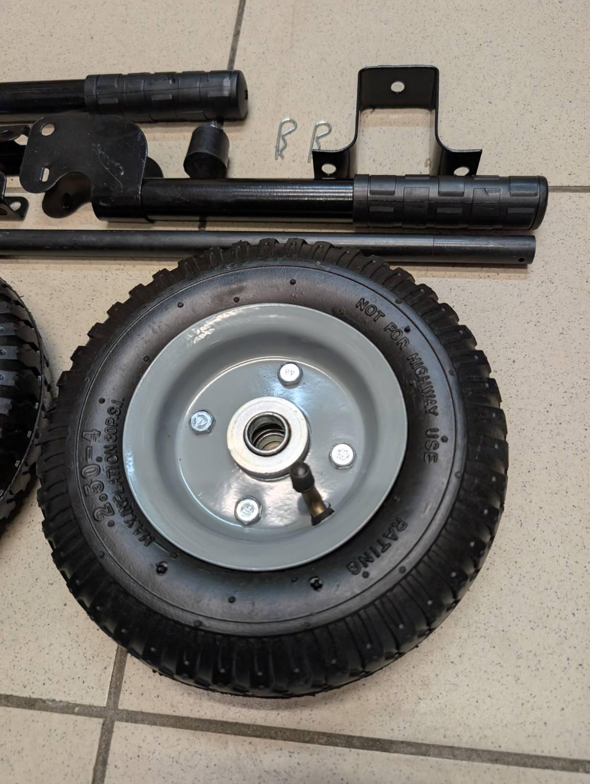 Набор надувных колес для генератора с металлическими ручками для транспортировки 3D (2104618834) - фото 6 Набор надувных колес для генератора с металлическими ручками для транспортировки 3D (2104618834) - фото 6