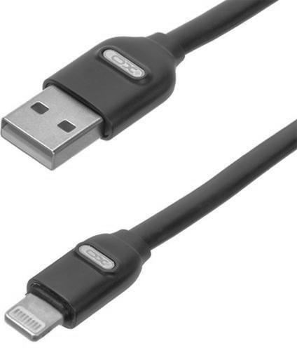 Кабель Xo NB150 Lightning iPhone 5 6 7 iPad 1 м Black (27538)