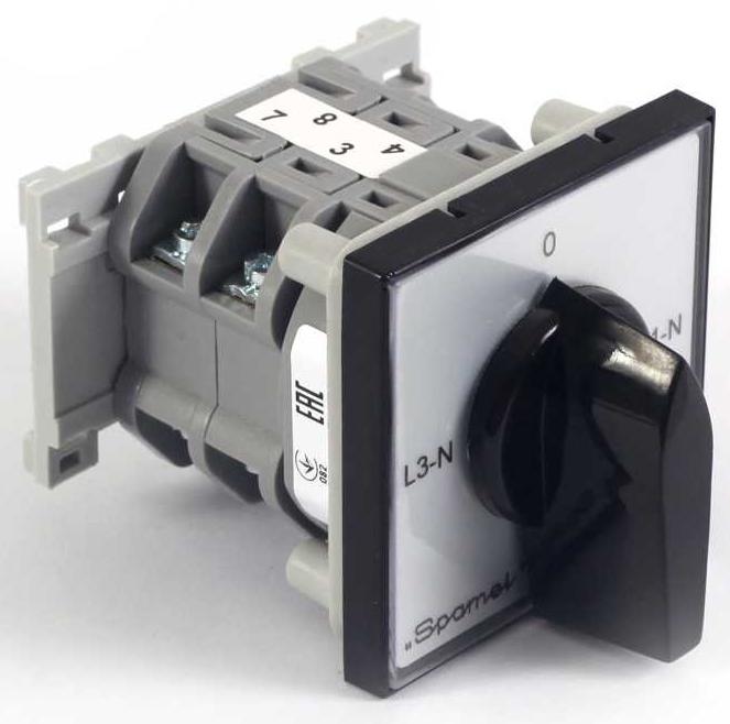 Переключатель вольтметра Spamel LK16R-2.4433/P03