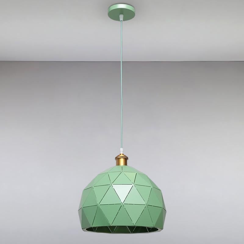 Люстра подвесная лофт Light House LS-15053 на одну лампу Зеленый