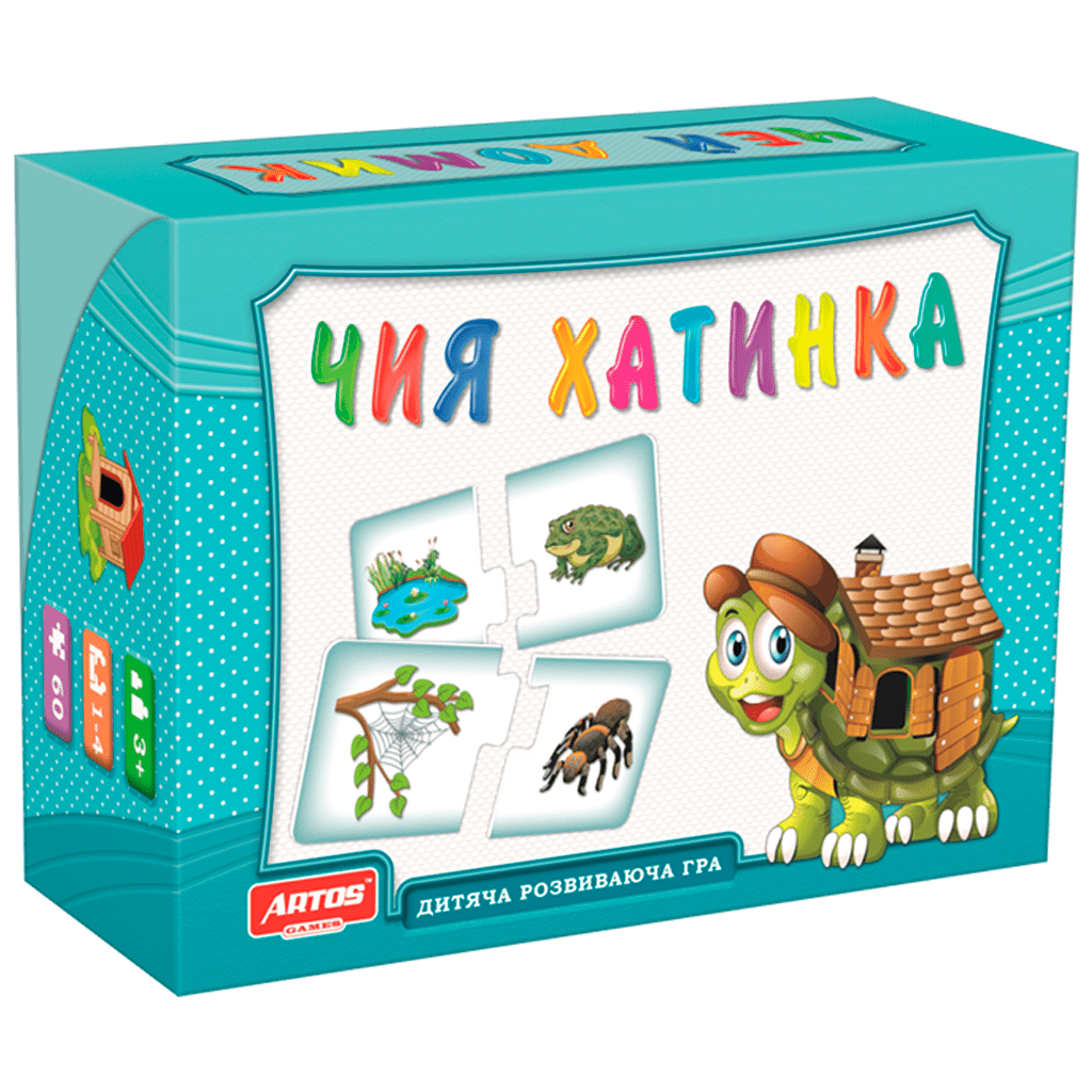 Настольная игра ARTOS GAMES Чей домик Разноцветный (SR-113-N-108)