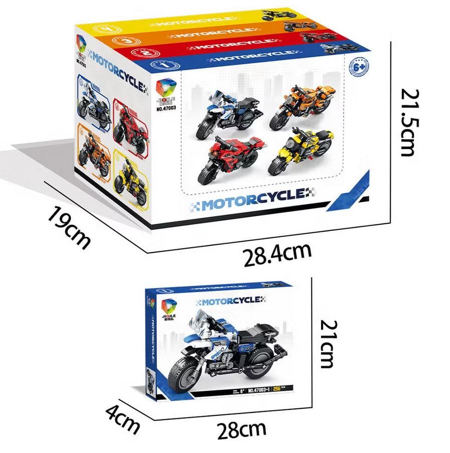 Конструктор Мотоциклы 4 модели 965 дет. - фото 4 Конструктор Мотоциклы 4 модели 965 дет. - фото 4