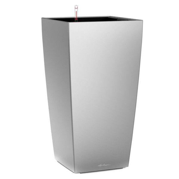 Вазон умный Lechuza Cubico Premium 22 6 л Серебристый (18468)
