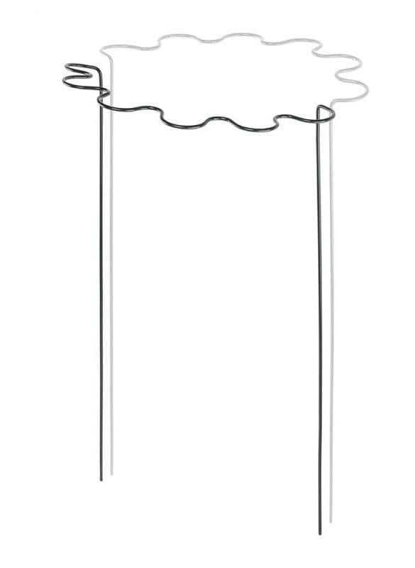 Опора волнистая кольцевая для растений Bradas 1/2 круга Ø 30x35 см (TYRP4F3035)