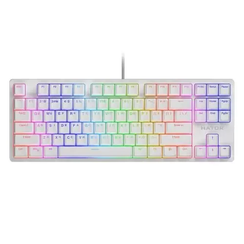 Клавиатура Hator Rockfall 2 TKL Mecha White (HTK-521) Клавиатура Hator Rockfall 2 TKL Mecha White (HTK-521)