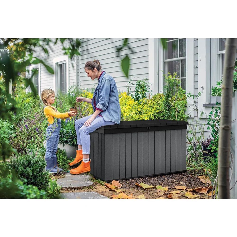 Сундук садовый Keter Darwin 662 л Серый (255159) - фото 4 Сундук садовый Keter Darwin 662 л Серый (255159) - фото 4