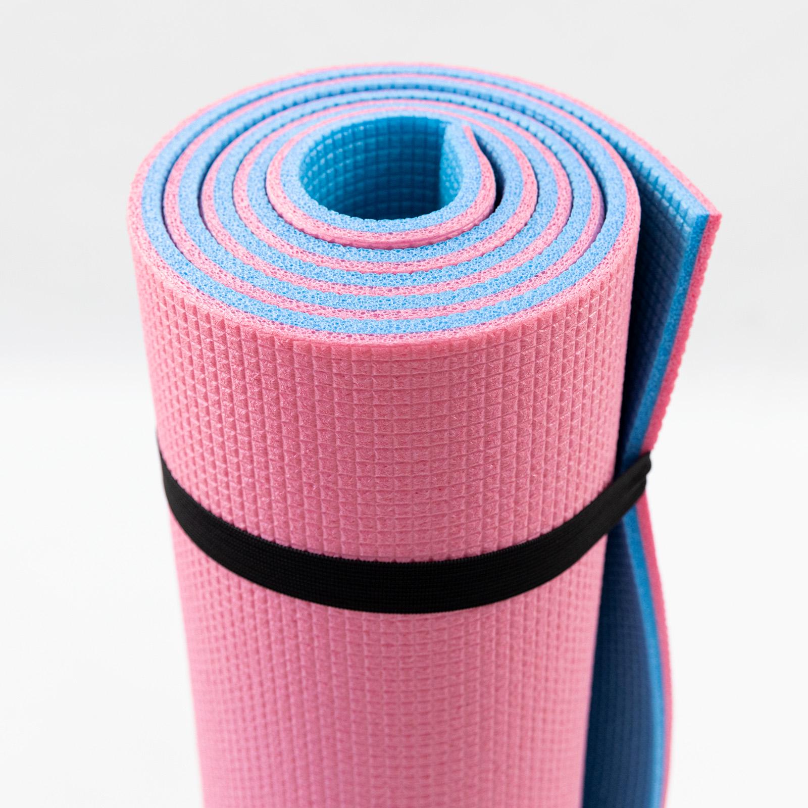 Килимок для йоги та чохол OSPORT n-0008 Спорт 8 мм Рожевий/Блакитний (21442) - фото 5 Килимок для йоги та чохол OSPORT n-0008 Спорт 8 мм Рожевий/Блакитний (21442) - фото 5