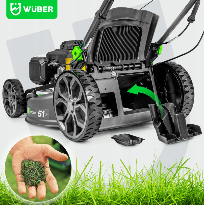 Газонокосарка бензинова Wuber 70 л 51 см (W09101) - фото 8 Газонокосарка бензинова Wuber 70 л 51 см (W09101) - фото 8