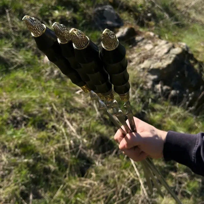 Шампур с деревянной рукояткой Gorillas BBQ SKK65 Орел 1 шт. (2625062468) - фото 4 Шампур с деревянной рукояткой Gorillas BBQ SKK65 Орел 1 шт. (2625062468) - фото 4