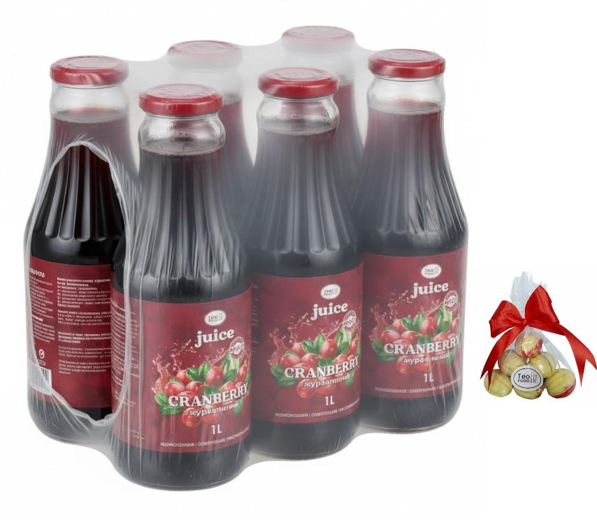 Сок восстановлен Клюква с орешками 1 л х 6 шт. (31433077)