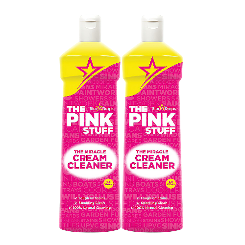 Універсальний крем-очищувач The Pink Stuff Cream Cleaner для чищення поверхонь 500 мл 2 шт. (823675-2)