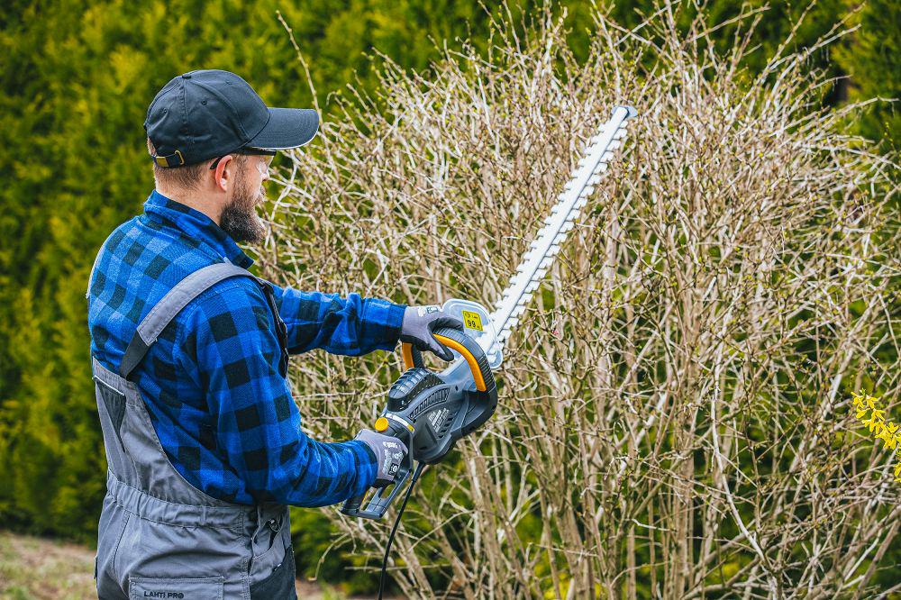 Кусторез электрический садовый Powermat PM1288 1800 Вт 1700 об/мин 20 мм - фото 9