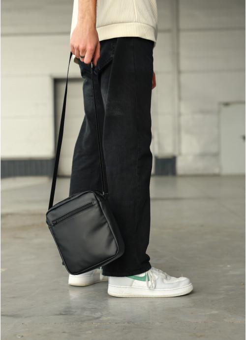 Мужская сумка-мессенджер Sambag через плечо из экокожи Черный (914019723) - фото 9