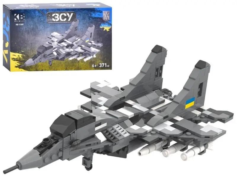 Детский конструктор Limo Toy Военная техника Истребитель МиГ-29 371 деталь (KB 1109)