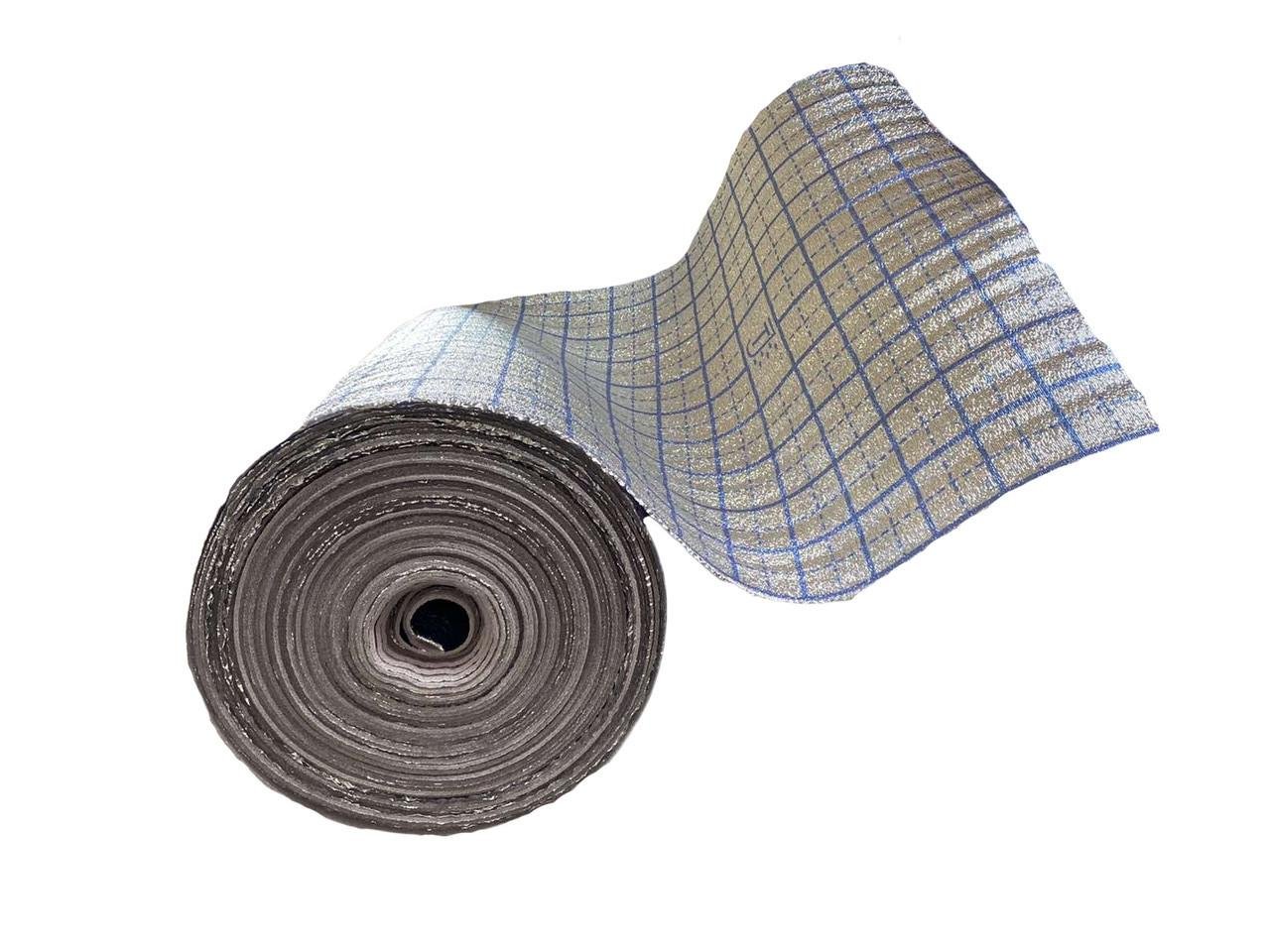 Вспененный полиэтилен Termoizol толщина 3 мм металлизированный РЭТ с разметкой теплого пола - фото 2