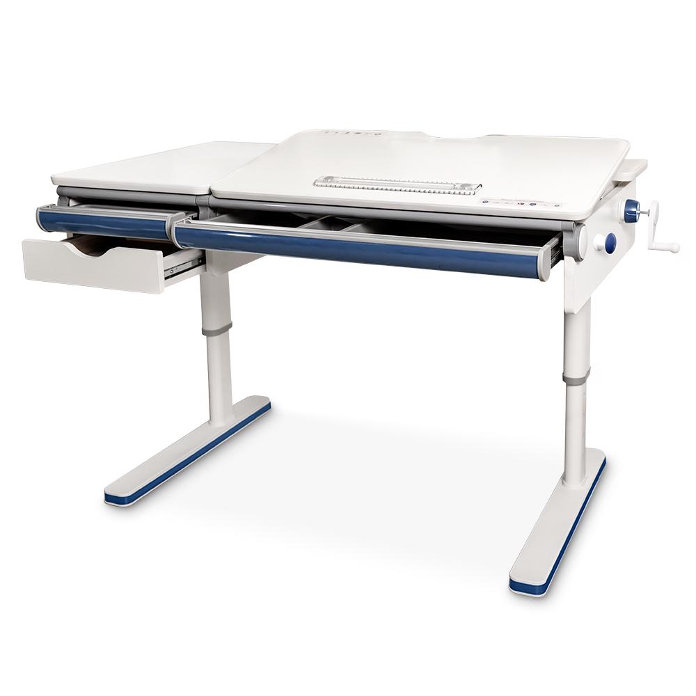 Шкільна ергономічна дитяча парта трансформер Mealux Montreal Multicolor Lite Білий (BD-670 W/MC Lite) - фото 4 Шкільна ергономічна дитяча парта трансформер Mealux Montreal Multicolor Lite Білий (BD-670 W/MC Lite) - фото 4