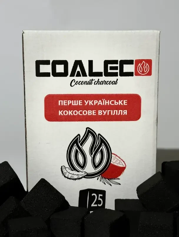 Уголь кокосовый COALECO 1 кг 72 шт. (2379213759)