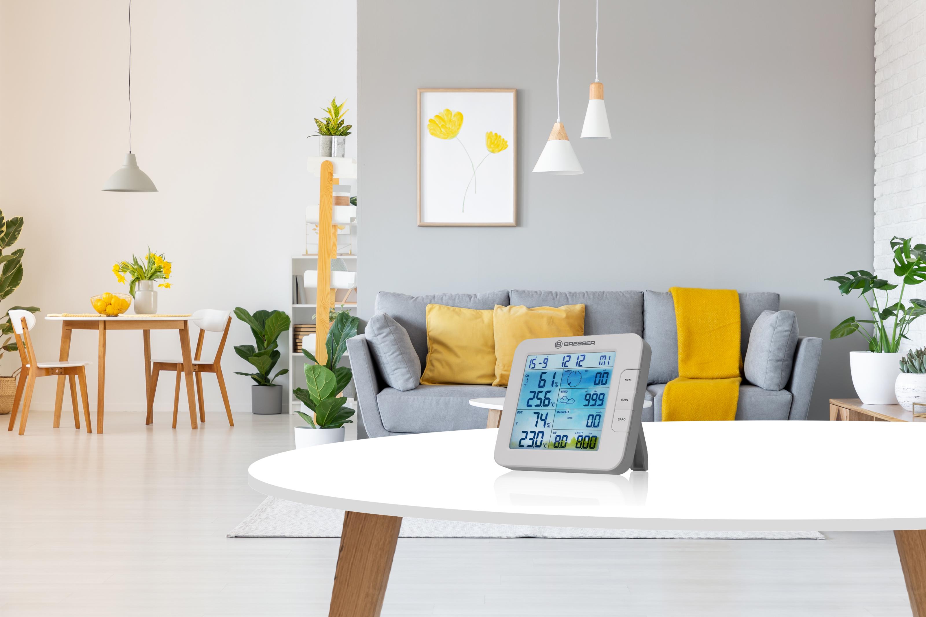 Метеостанция Bresser Smart Home 7в1 Weather Center Climate Connect (7003600GYE000) - фото 6