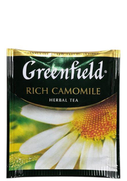 Чай травяной Greenfield Rich Camomile с ромашкой/яблоком и корицей в пакетиках 100 шт. (59247)