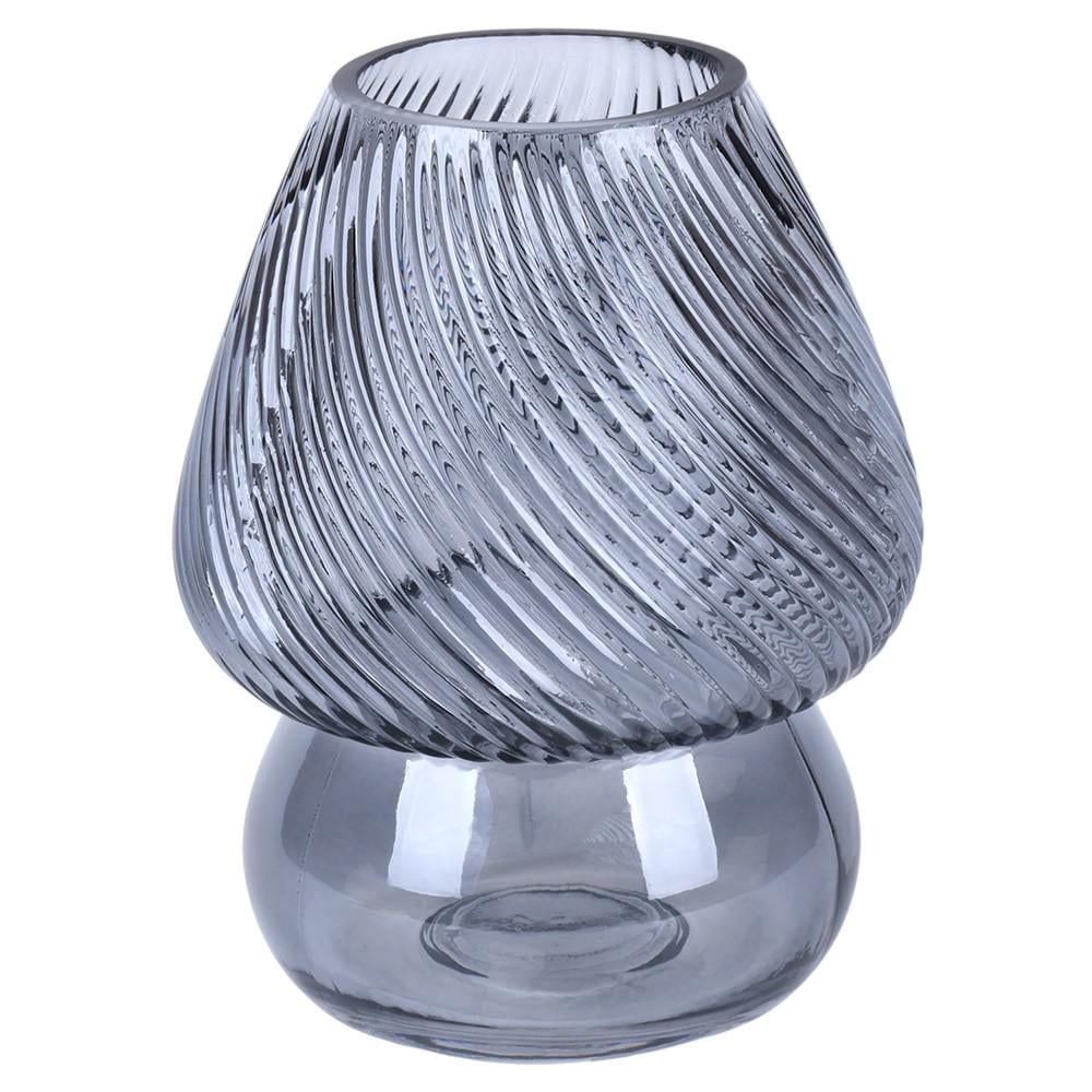 Ваза настольная Flow R35273 15х18 см Серый (31400101) Ваза настольная Flow R35273 15х18 см Серый (31400101)