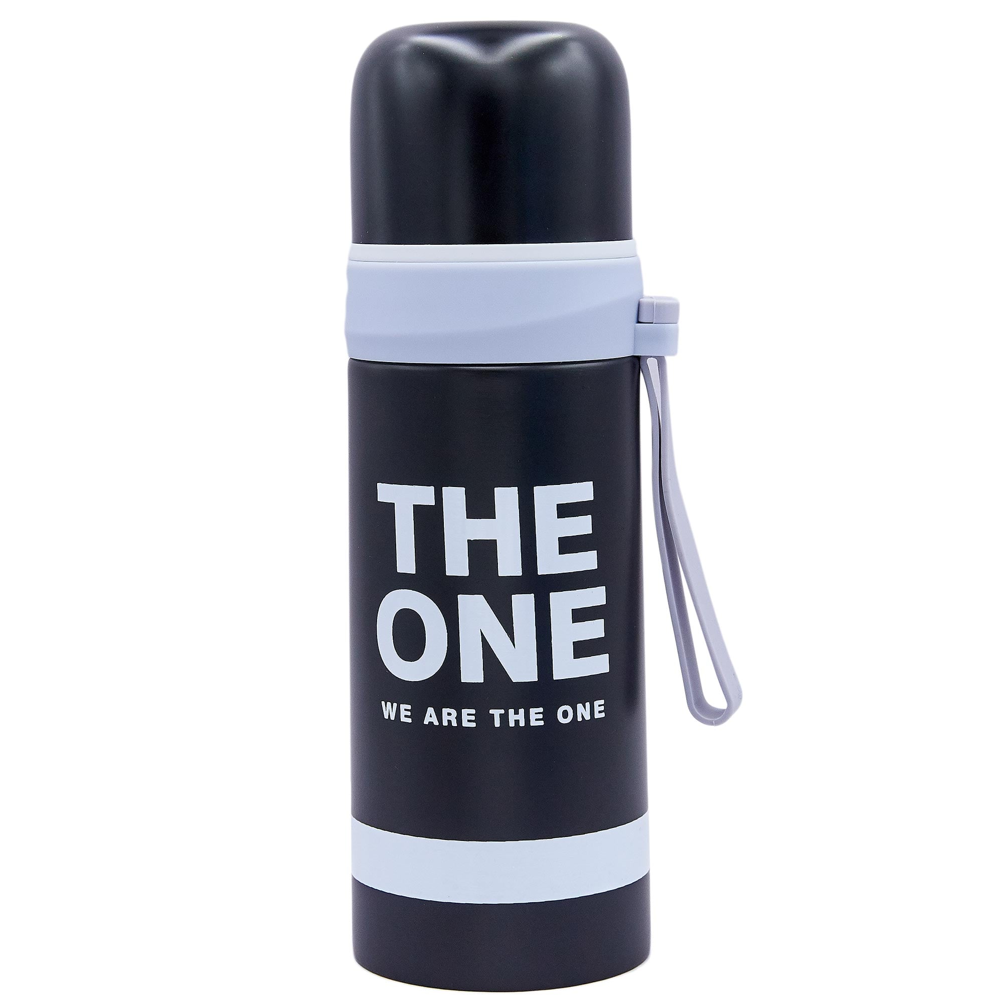 Термос стальной 350 мл Черный