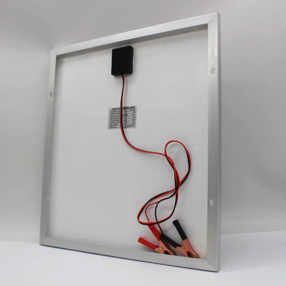 Сонячна панель 18V10W портативна IP65 10 Вт/18В - фото 2