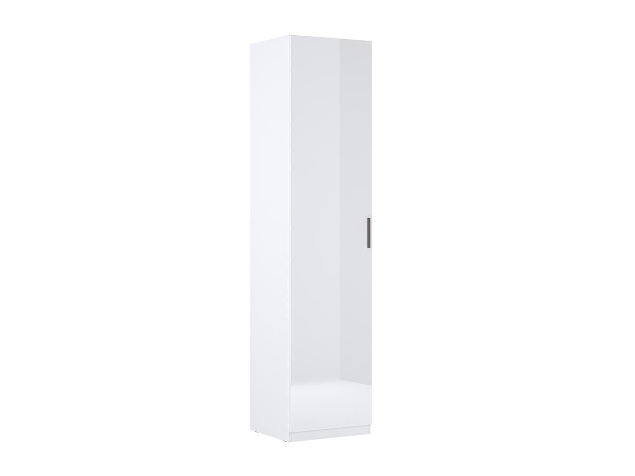 Шкаф MiroMark Хэппи 1Д Белый глянец (HP-21-WB) Шкаф MiroMark Хэппи 1Д Белый глянец (HP-21-WB)