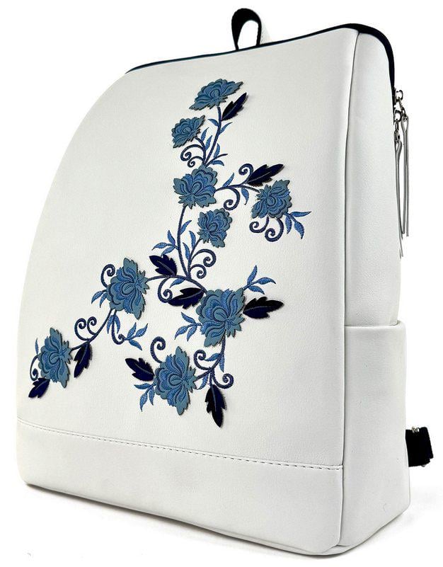 Міський рюкзак жіночий Alba Soboni 250055 з кишенею для ноутбука 15,6" Білий