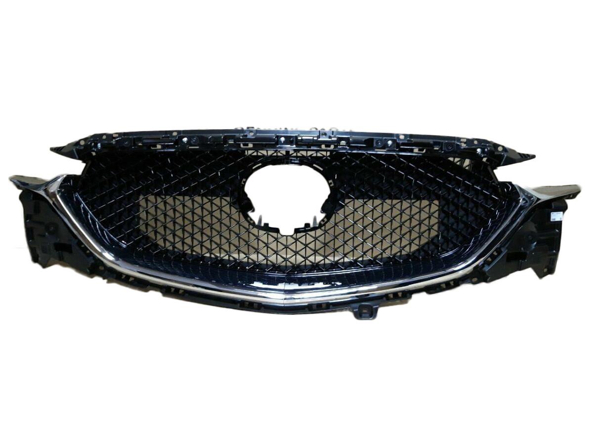 Решетка радиатора AVTM Mazda CX-5 2017 без эмблемы Черный глянец/Хром (184426990)